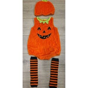 Jack O Lantern Pumpkin‎ Halloween Costume 12 Months EXCELLENT